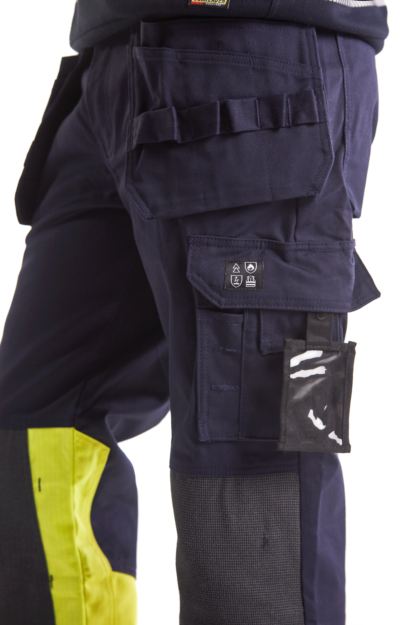 Pantalon artisan multinormes 1479 Marine/Jaune fluo Blaklader - 147915148933C