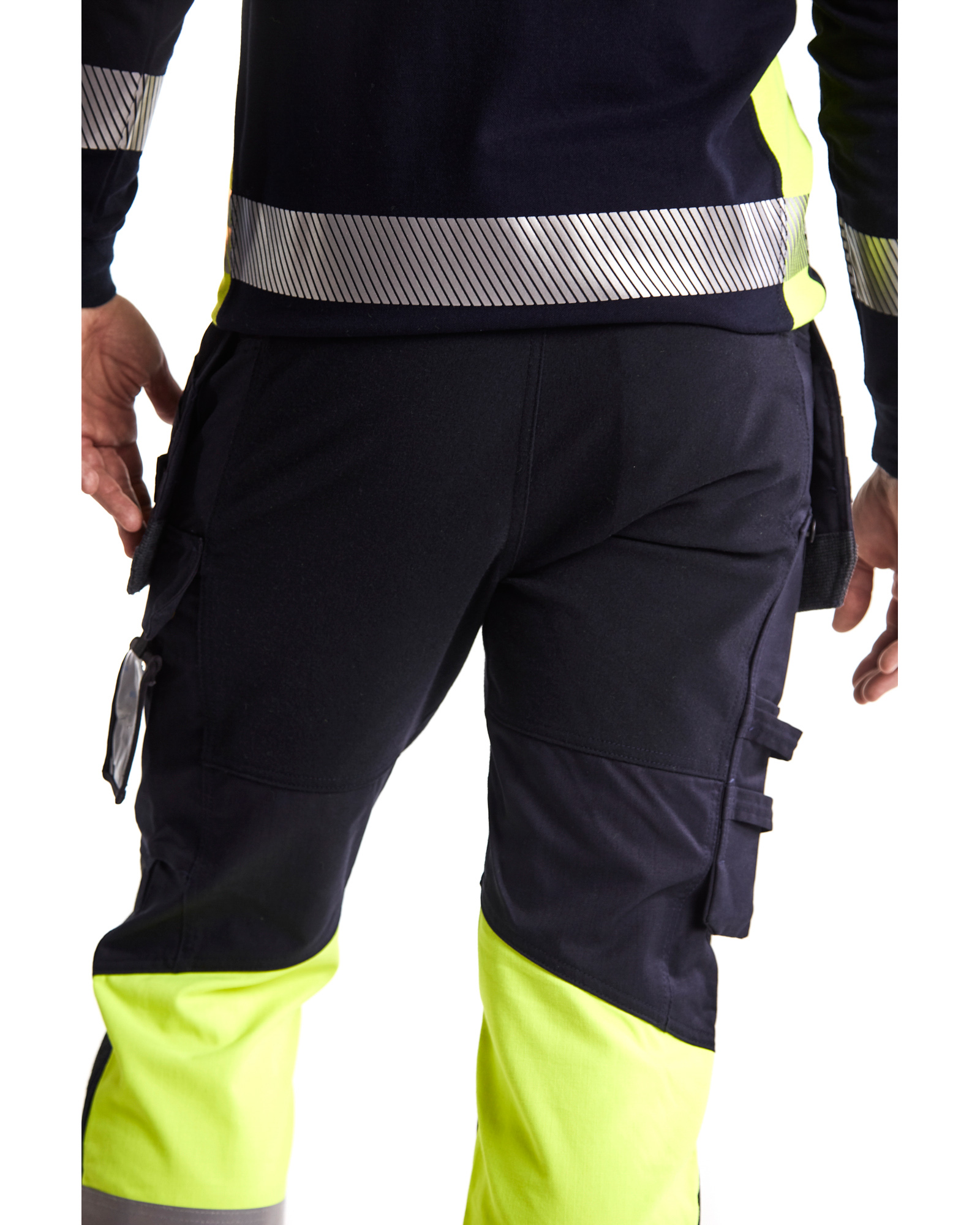 Pantalon multinormes inhérent +stretch 1487 Marine/Jaune fluo Blaklader - 148715128933C