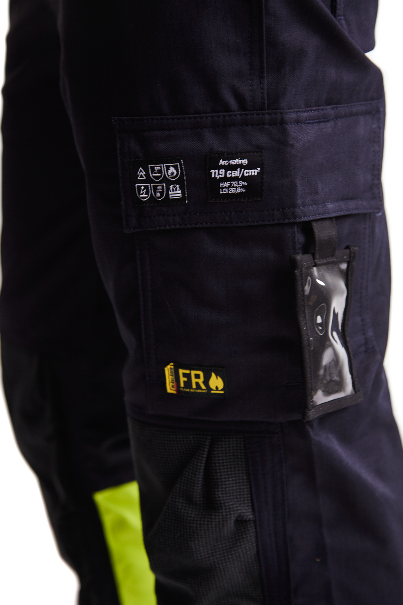 Pantalon multinormes inhérent 1488 Marine/Jaune fluo Blaklader - 148815128933C