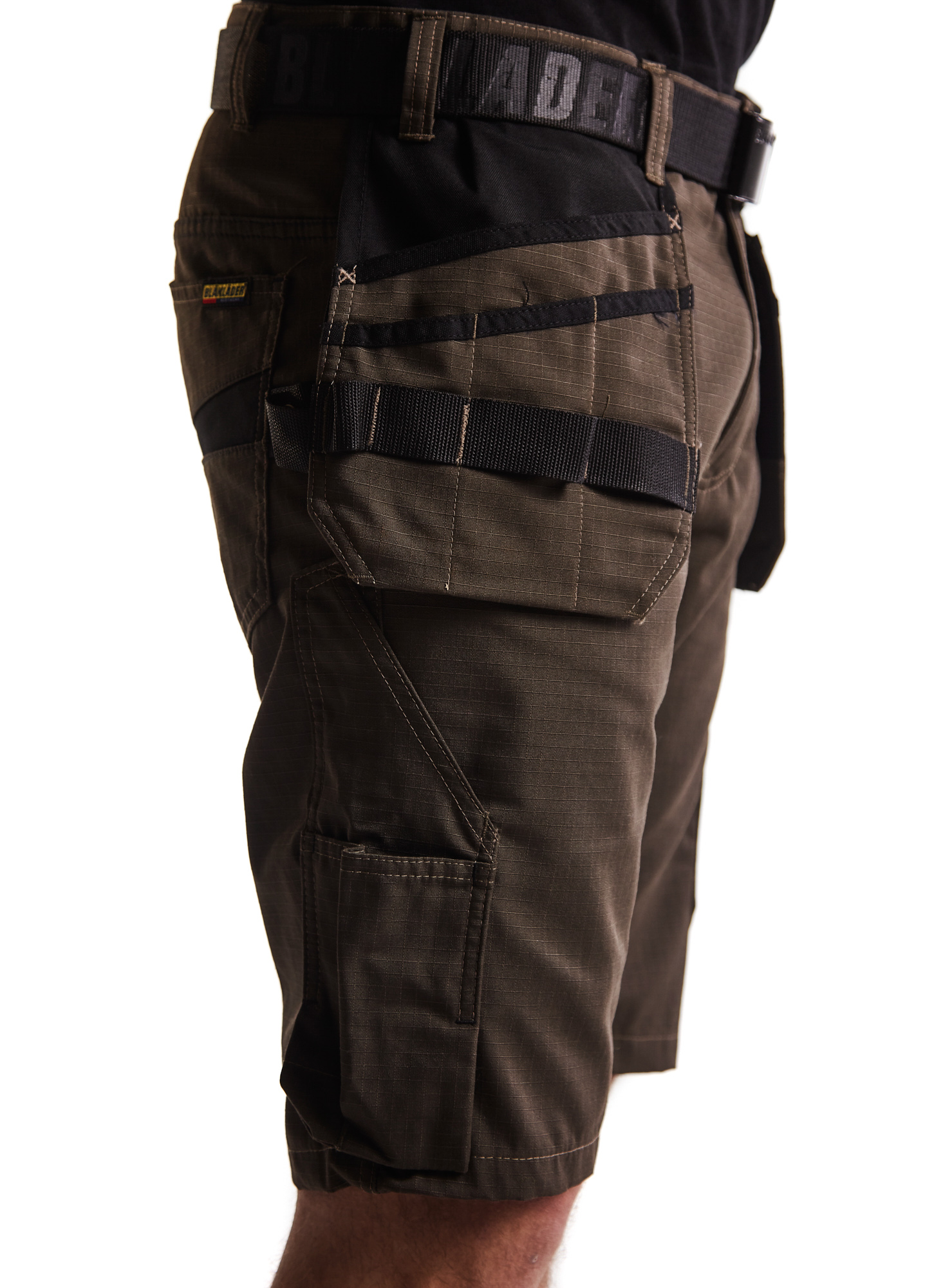 Short maintenance avec poches flottantes 1494 Vert Kaki/Noir Blaklader - 149413304599C