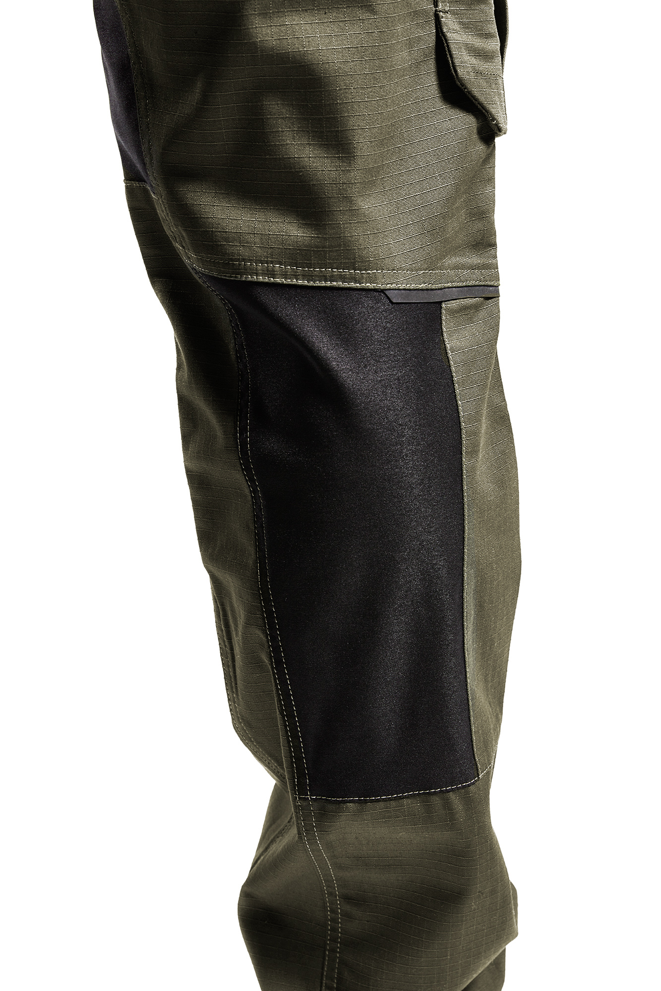 Pantalon maintenance +stretch 1495 Vert Kaki/Noir Blaklader - 149513304599C
