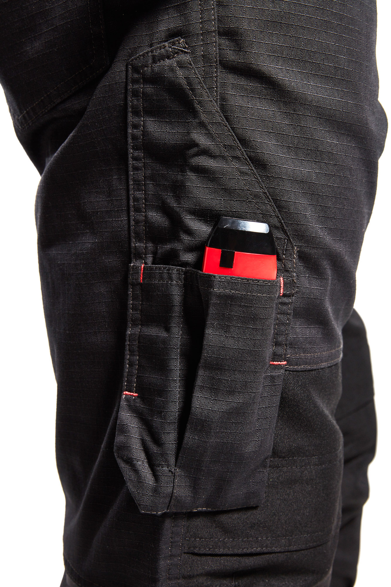 Pantalon maintenance +stretch 1495 Noir/Rouge Blaklader - 149513309956C