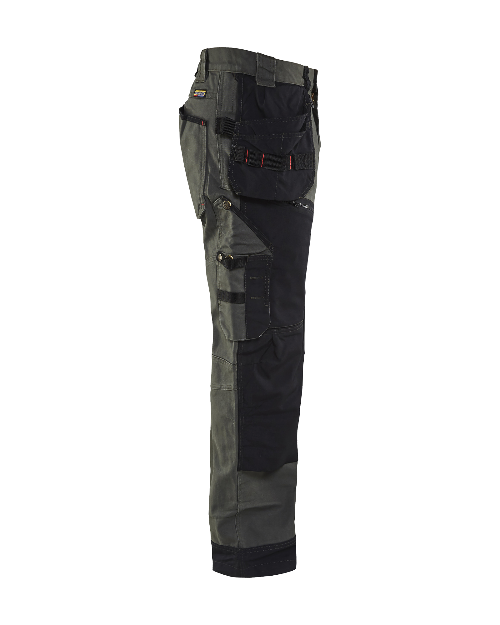 Pantalon X 1500 canvas 1500 Vert armée/Noir Blaklader - 150013204699C