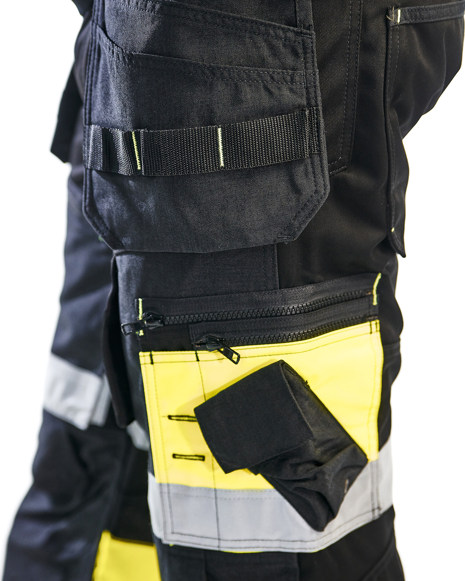Pantalon artisan haute-visibilité 1508 Noir/Jaune fluo Blaklader - 150818609933C