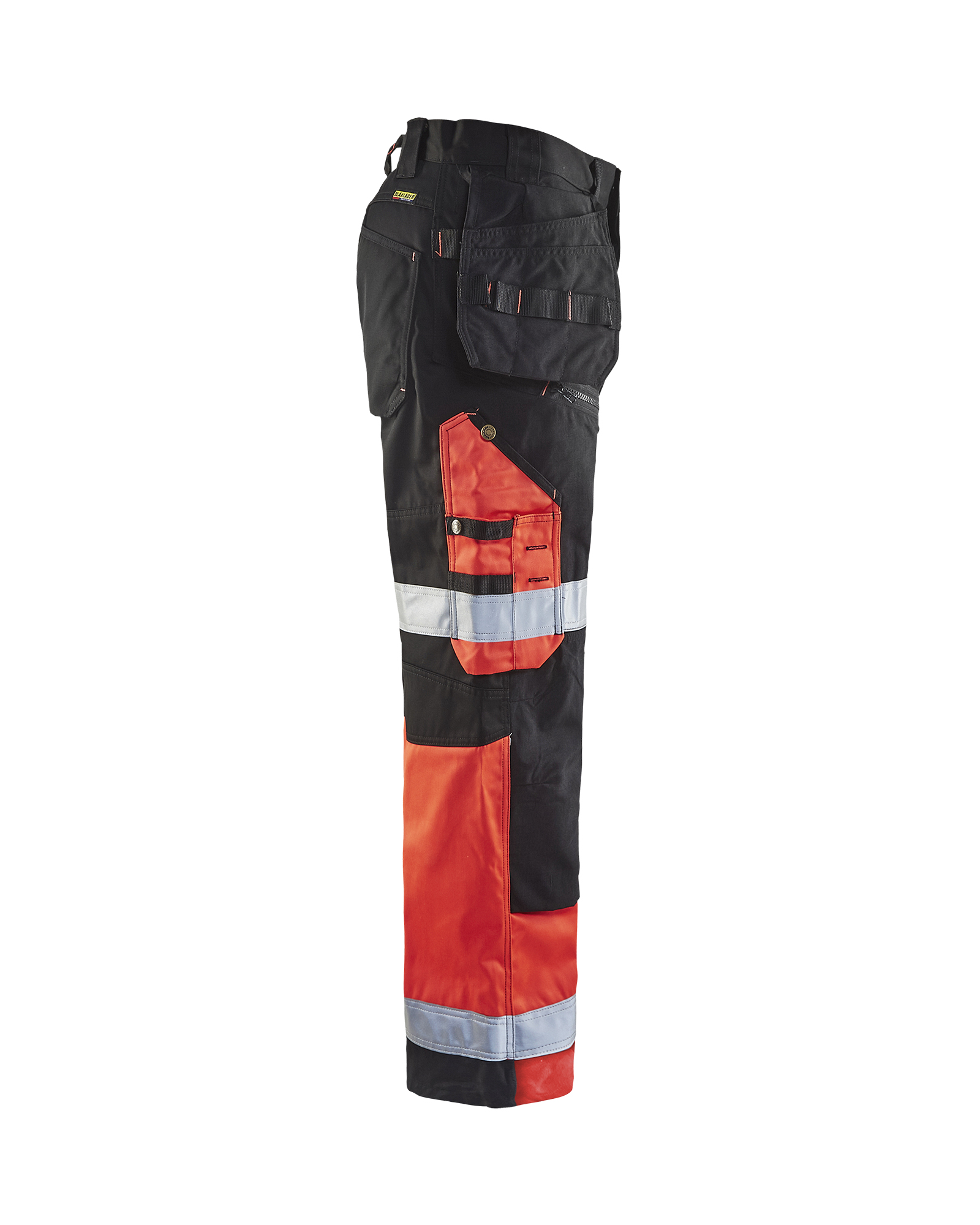 Pantalon artisan haute-visibilité 1508 Noir/Rouge fluo Blaklader - 150818609955C