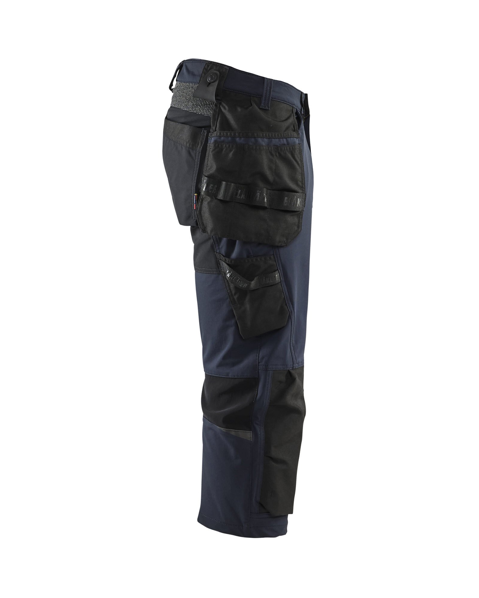 Pantacourt artisan stretch 4D 1521 Marine foncé/Noir Blaklader - 152116458699C