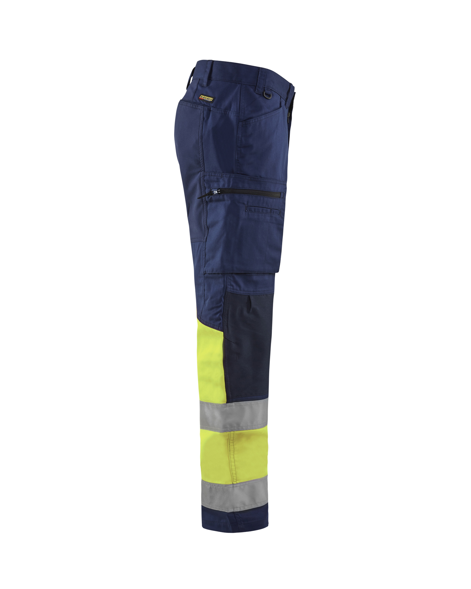 Pantalon artisan haute-visibilité +stretch 1551 Marine/Jaune fluo Blaklader - 155118118933C