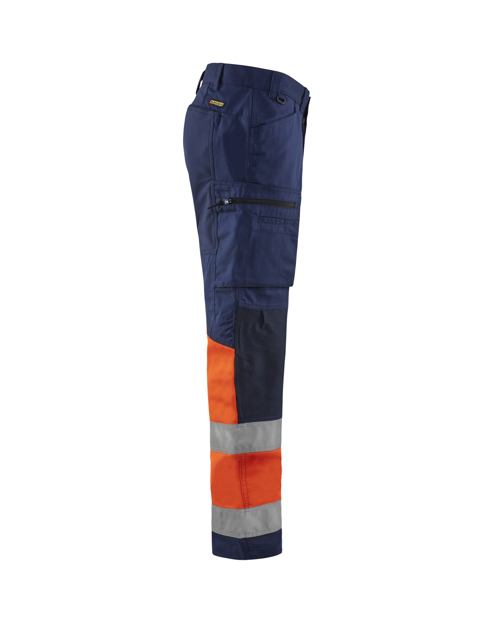 Pantalon artisan haute-visibilité +stretch 1551 Marine/Orange fluo Blaklader - 155118118953C