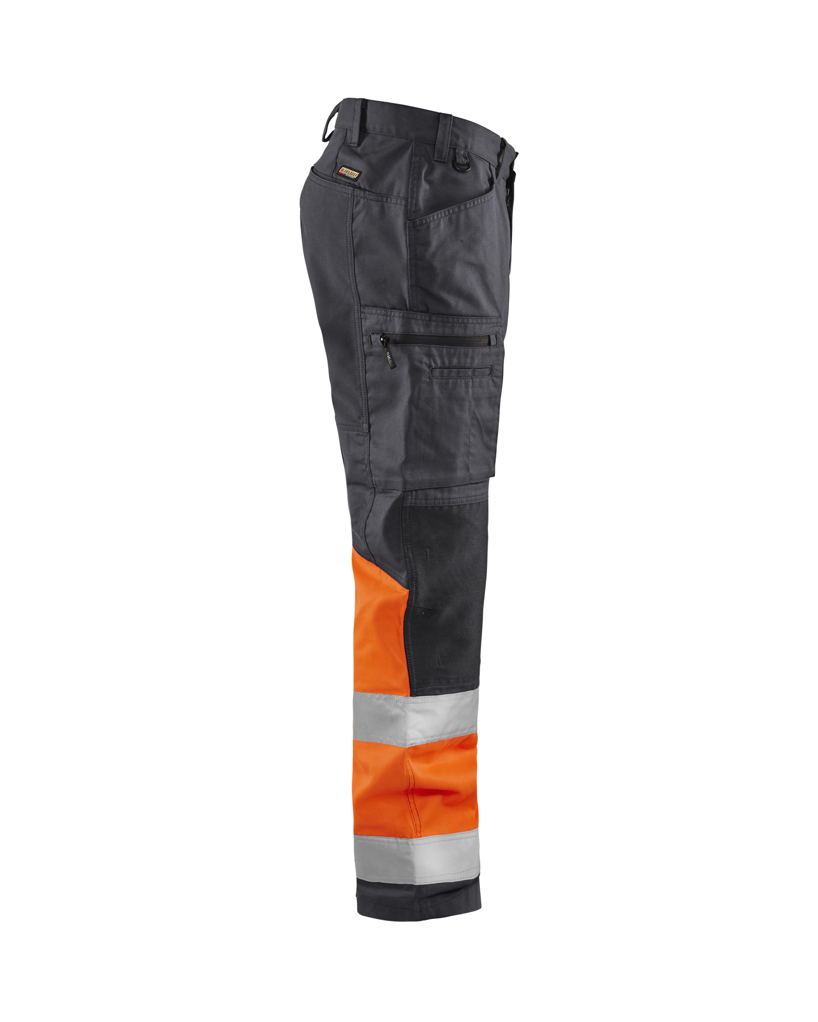 Pantalon artisan haute-visibilité +stretch 1551 Gris moyen/Orange fluo Blaklader - 155118119653C