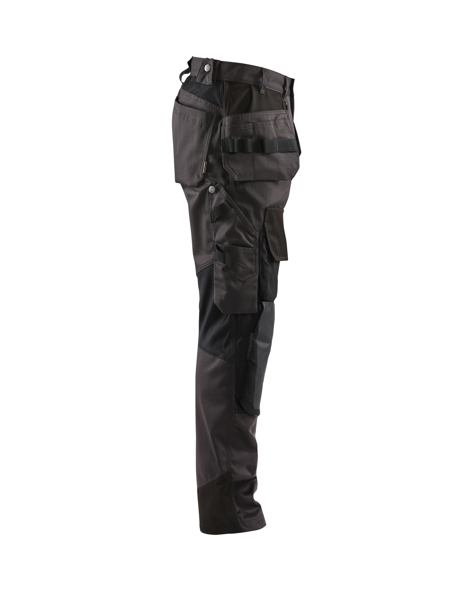 Pantalon artisan +stretch 1554 Gris Foncé/Noir Blaklader - 155418609899C