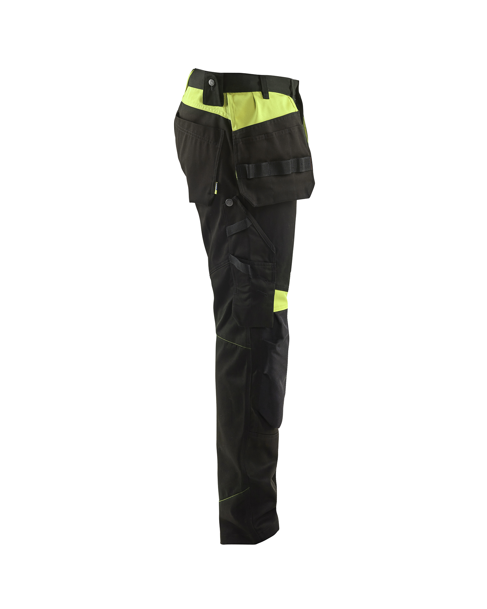 Pantalon artisan 1555 Noir/Jaune fluo Blaklader - 155518609933C