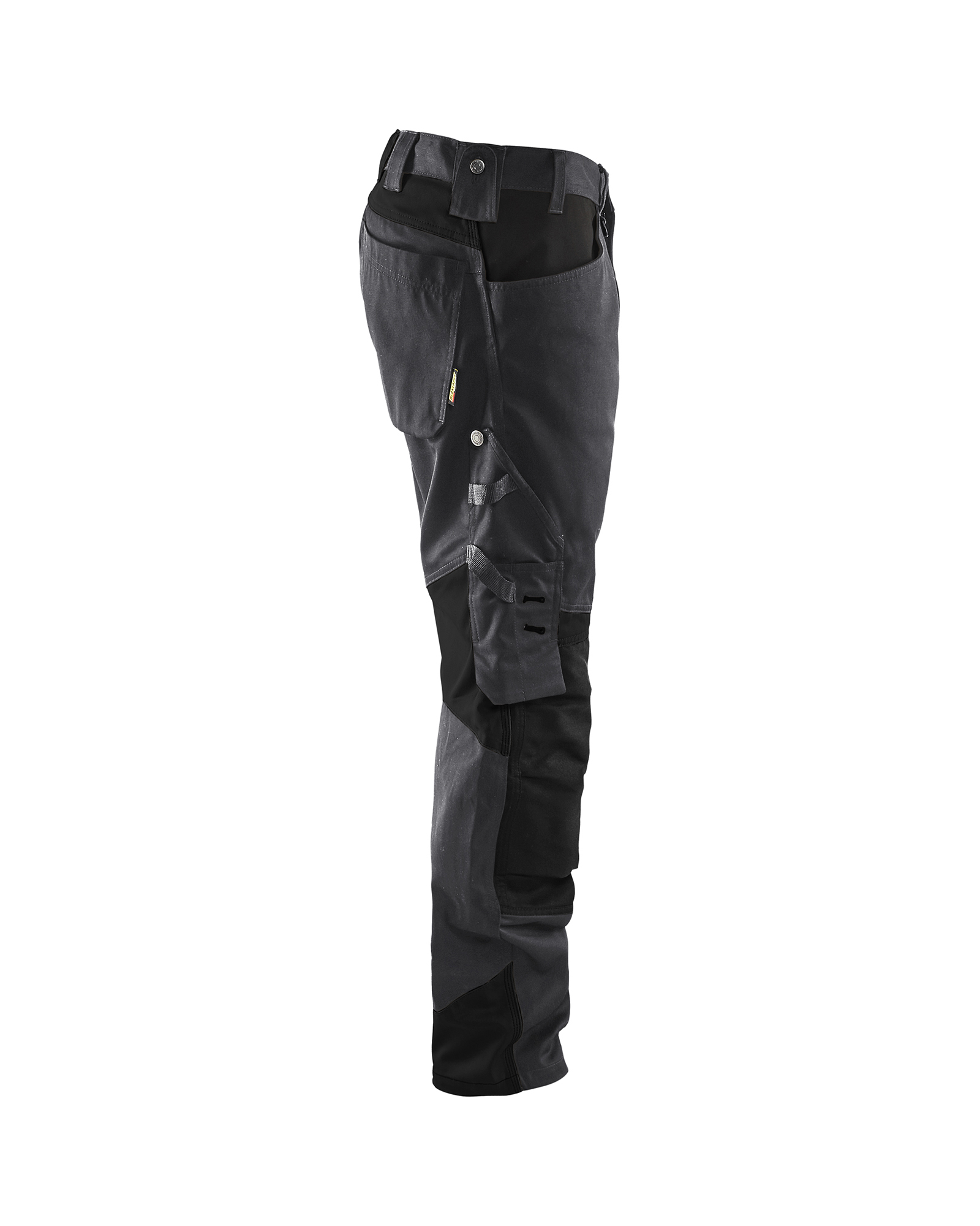 Pantalon artisan sans poches flottantes 1556 Gris moyen/Noir Blaklader - 155618609699C