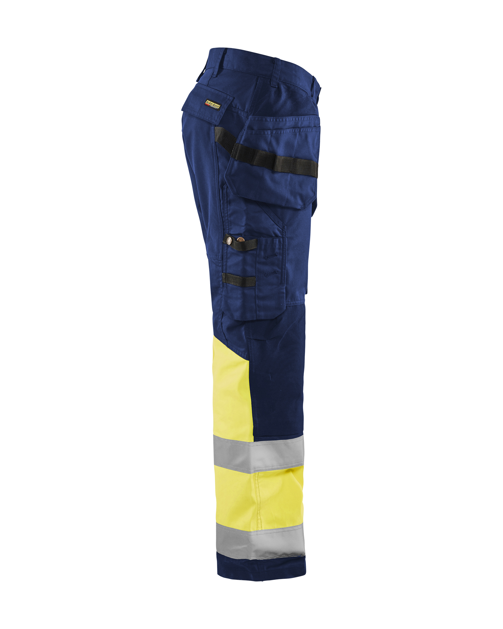 Pantalon artisan haute-visibilité +stretch 1558 Marine/Jaune fluo Blaklader - 155818118933C