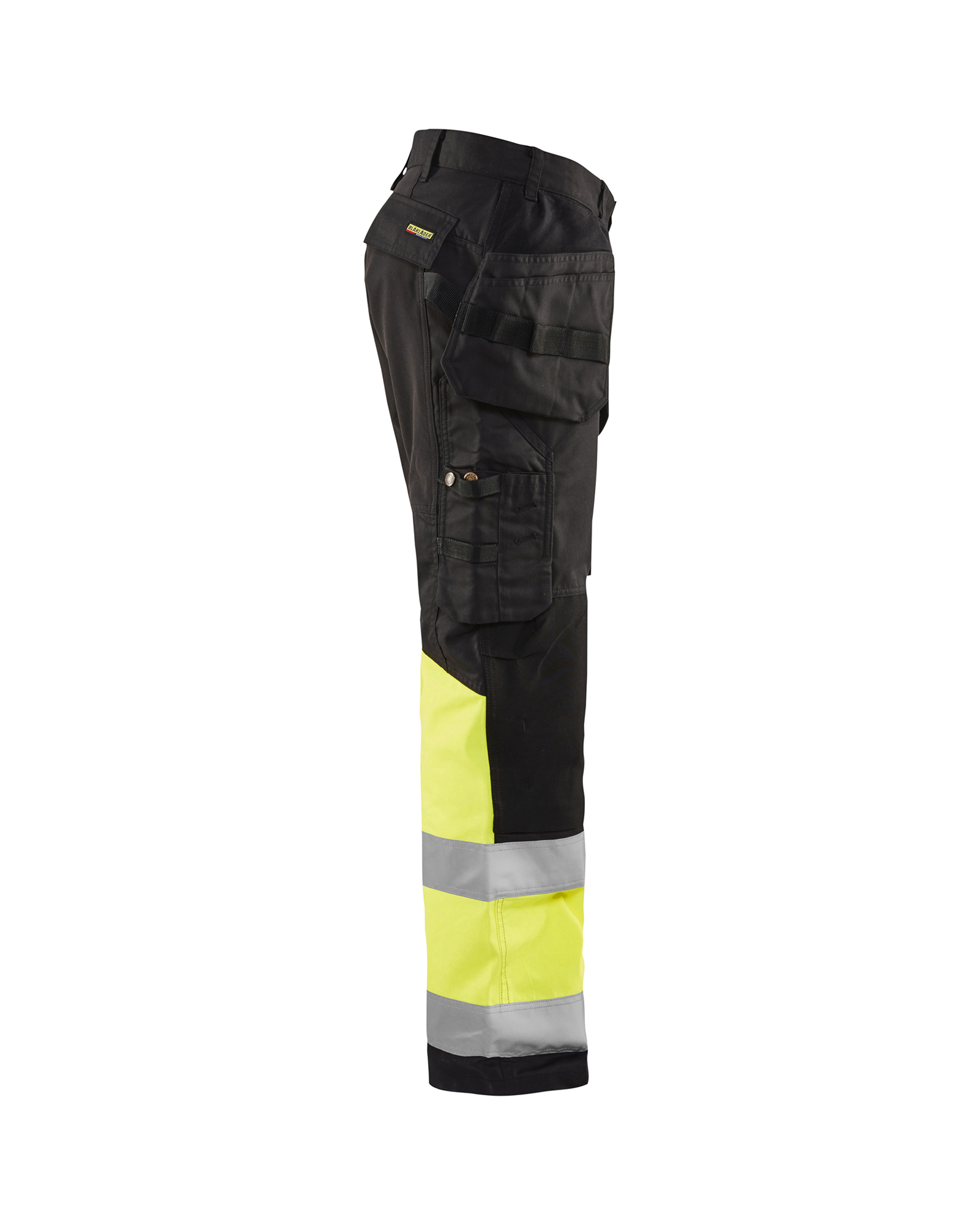 Pantalon artisan haute-visibilité +stretch 1558 Noir/Jaune fluo Blaklader - 155818119933C