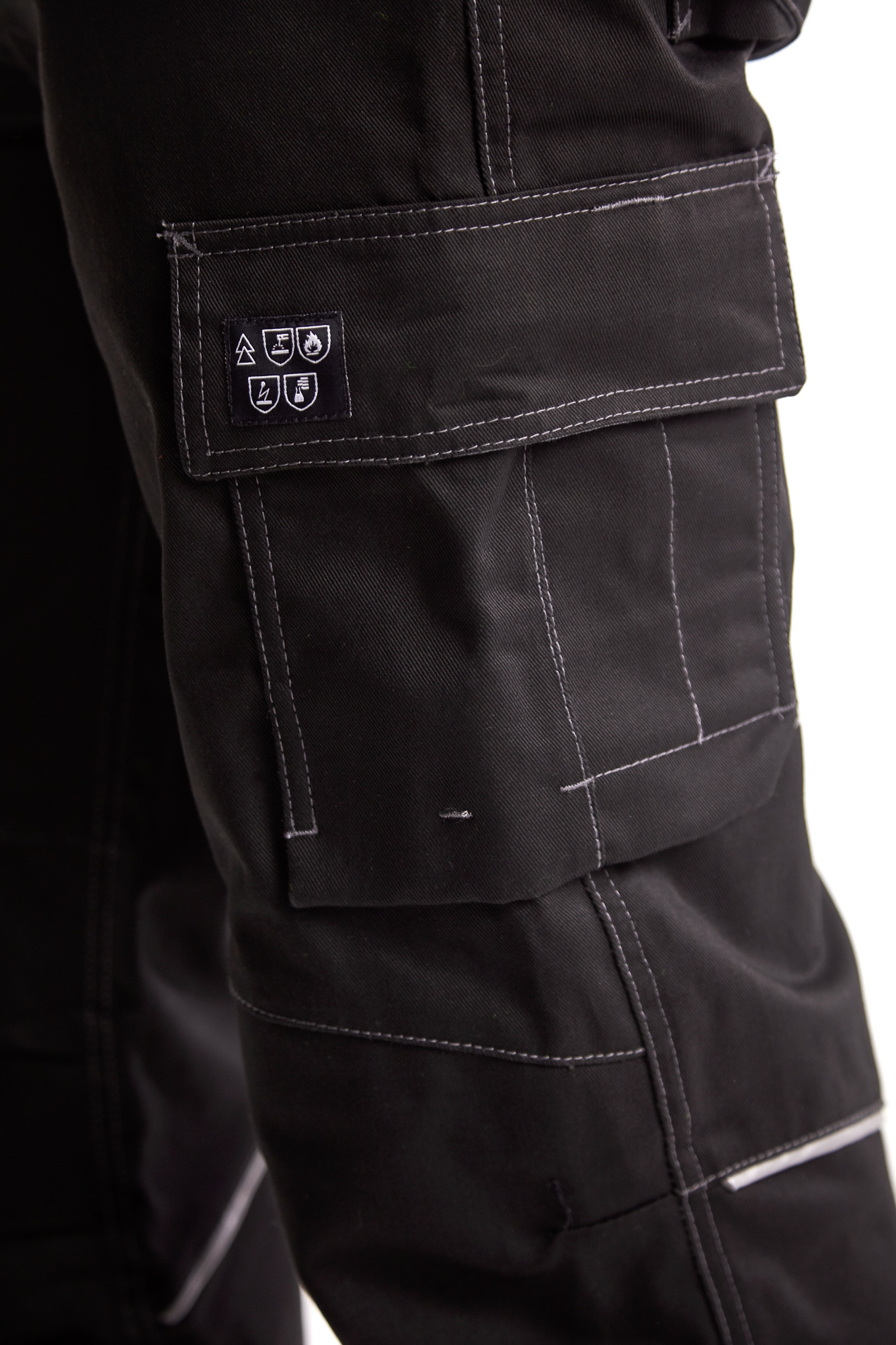 Pantalon retardant flamme 1561 Noir/Gris clair Blaklader - 156115169994C