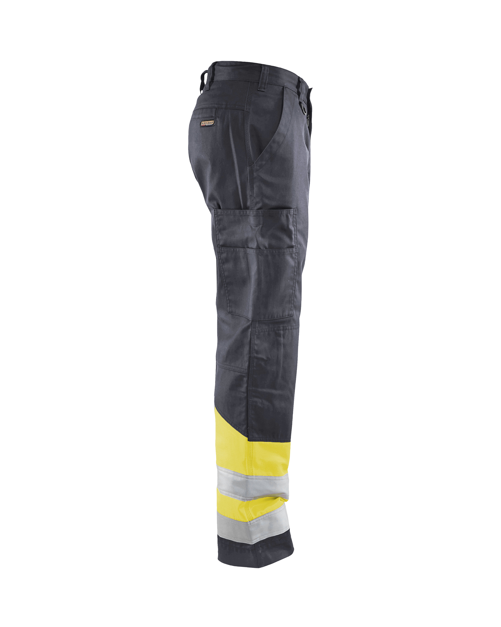 Pantalon artisan haute visibilité 1564 Gris moyen/Jaune fluo Blaklader - 156418119633C