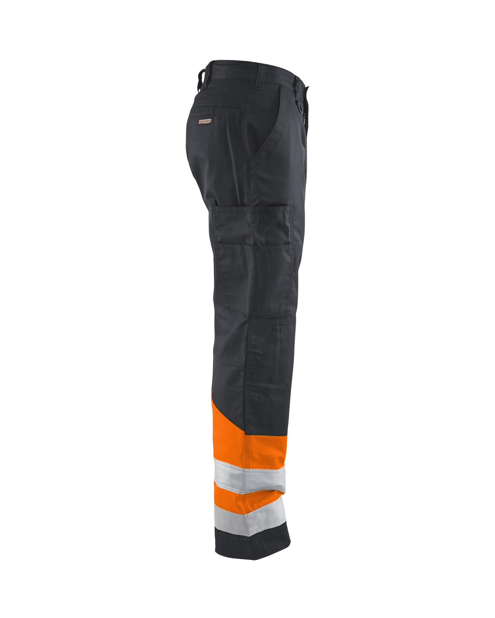 Pantalon artisan haute visibilité 1564 Gris moyen/Orange fluo Blaklader - 156418119653C