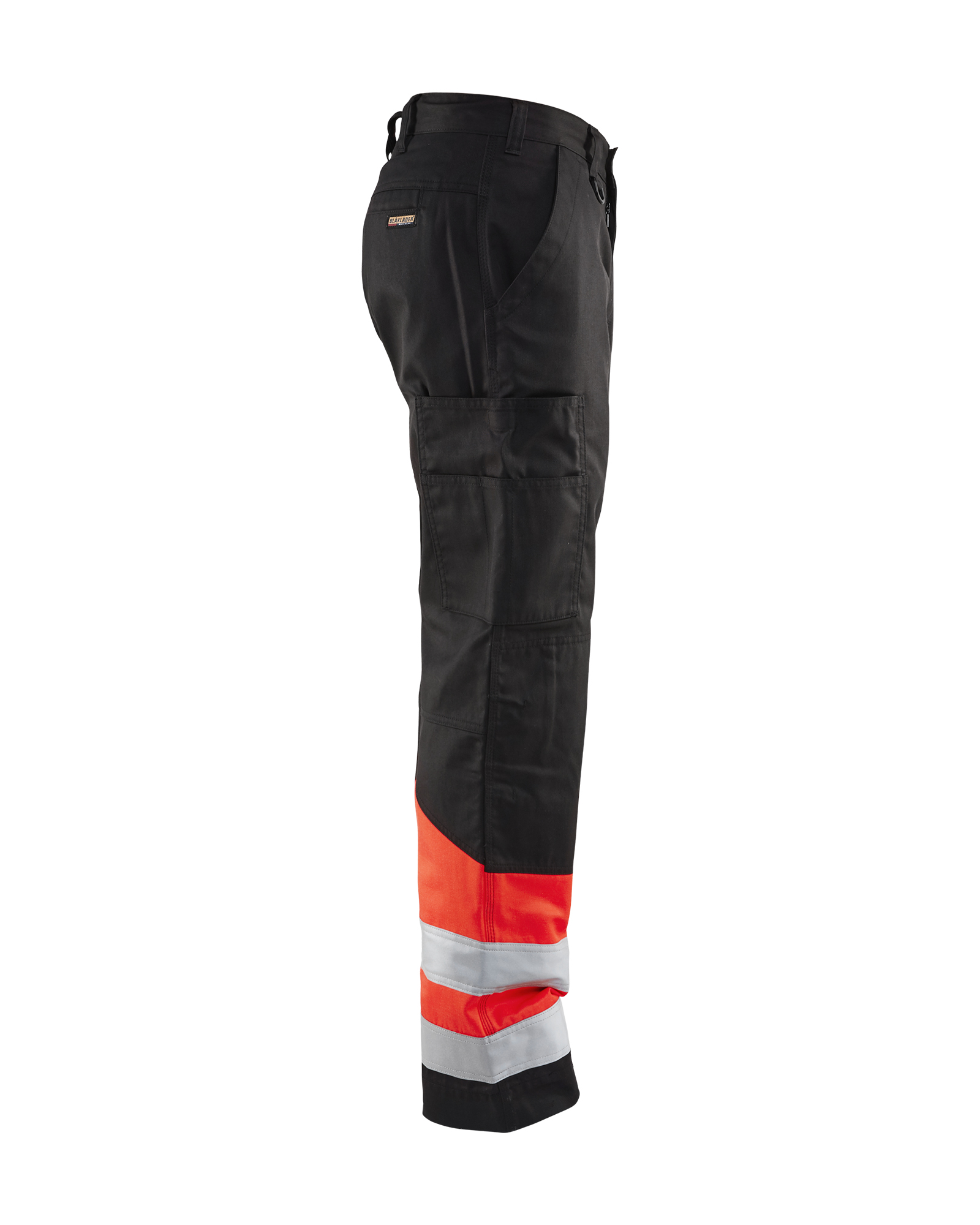 Pantalon artisan haute visibilité 1564 Noir/Rouge fluo Blaklader - 156418119955C