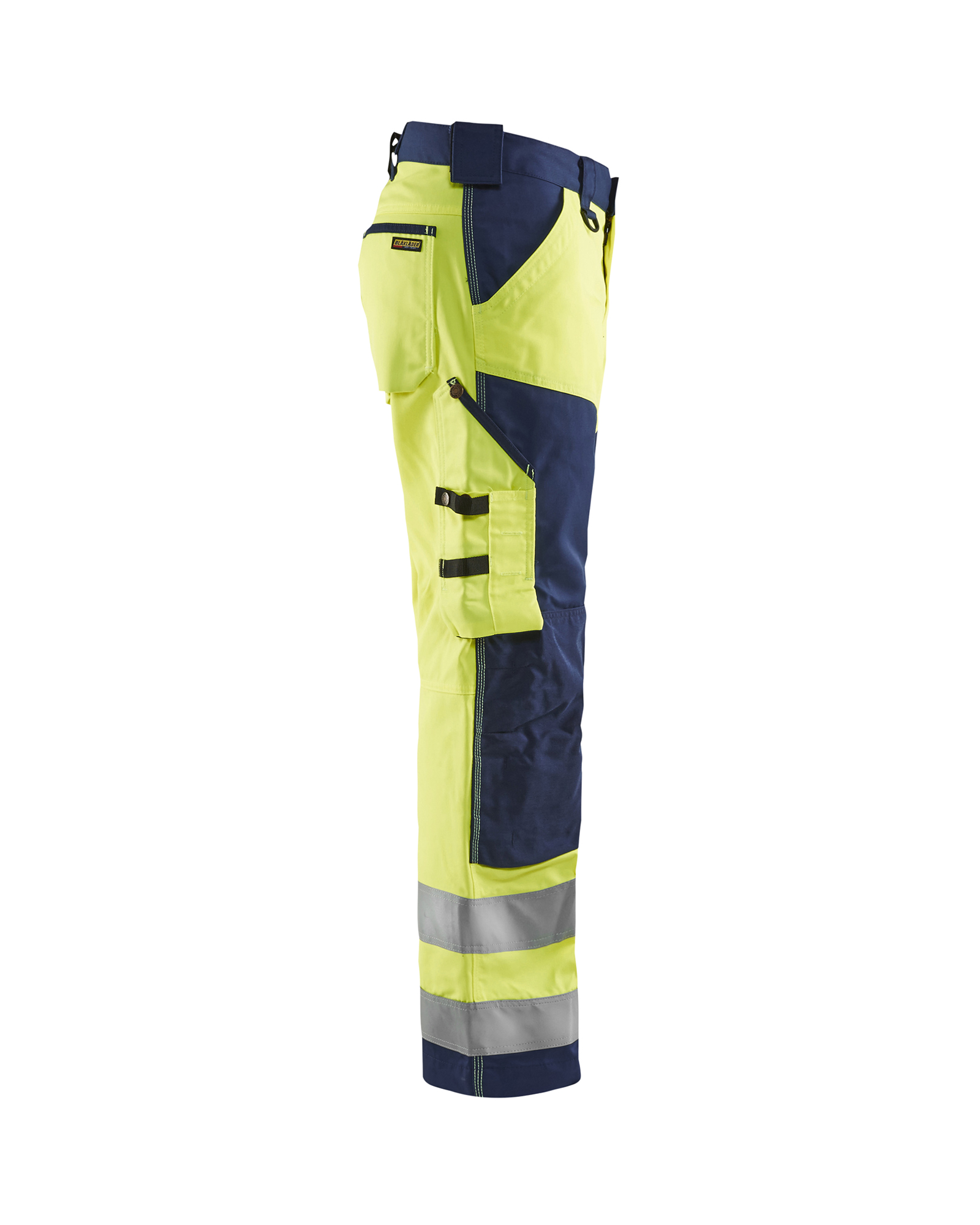 Pantalon artisan haute visibilité 1566 Jaune fluo/Marine Blaklader - 156618113389C