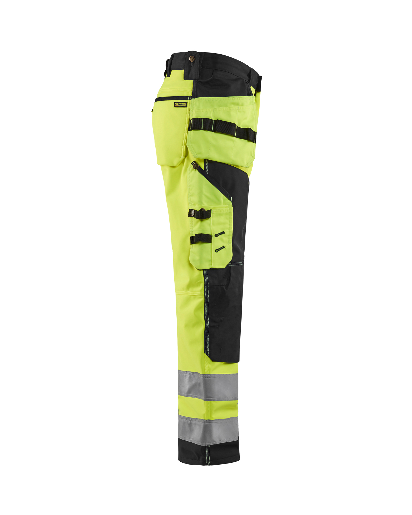 Pantalon artisan softshell haute-visibilité 1567 Jaune fluo/Noir Blaklader - 156725173399C