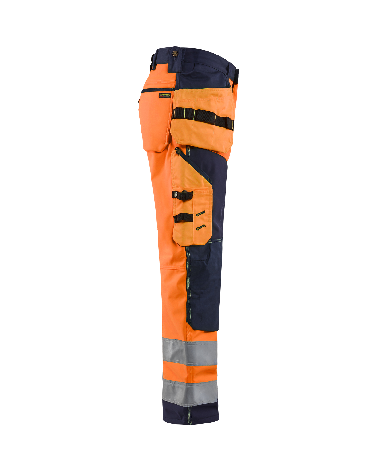 Pantalon artisan softshell haute-visibilité 1567 Orange fluo/Marine Blaklader - 156725175389C