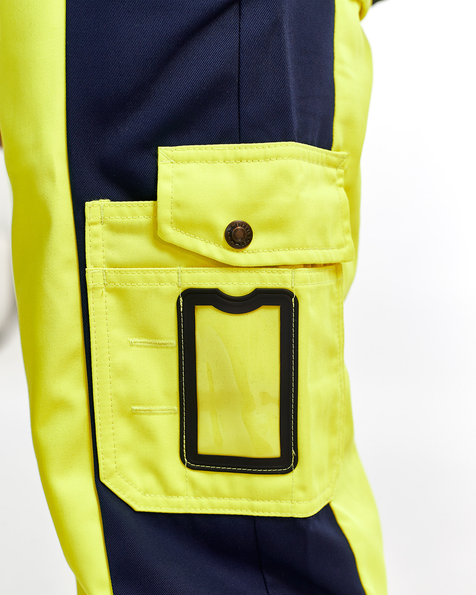 Pantalon haute-visibilité 1583 Jaune fluo/Marine Blaklader - 158318603389C
