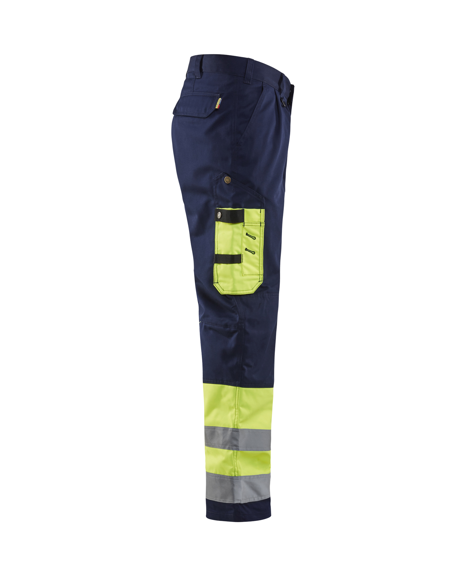Pantalon artisan haute-visibilité 1584 Jaune fluo/Marine Blaklader - 158418603389C