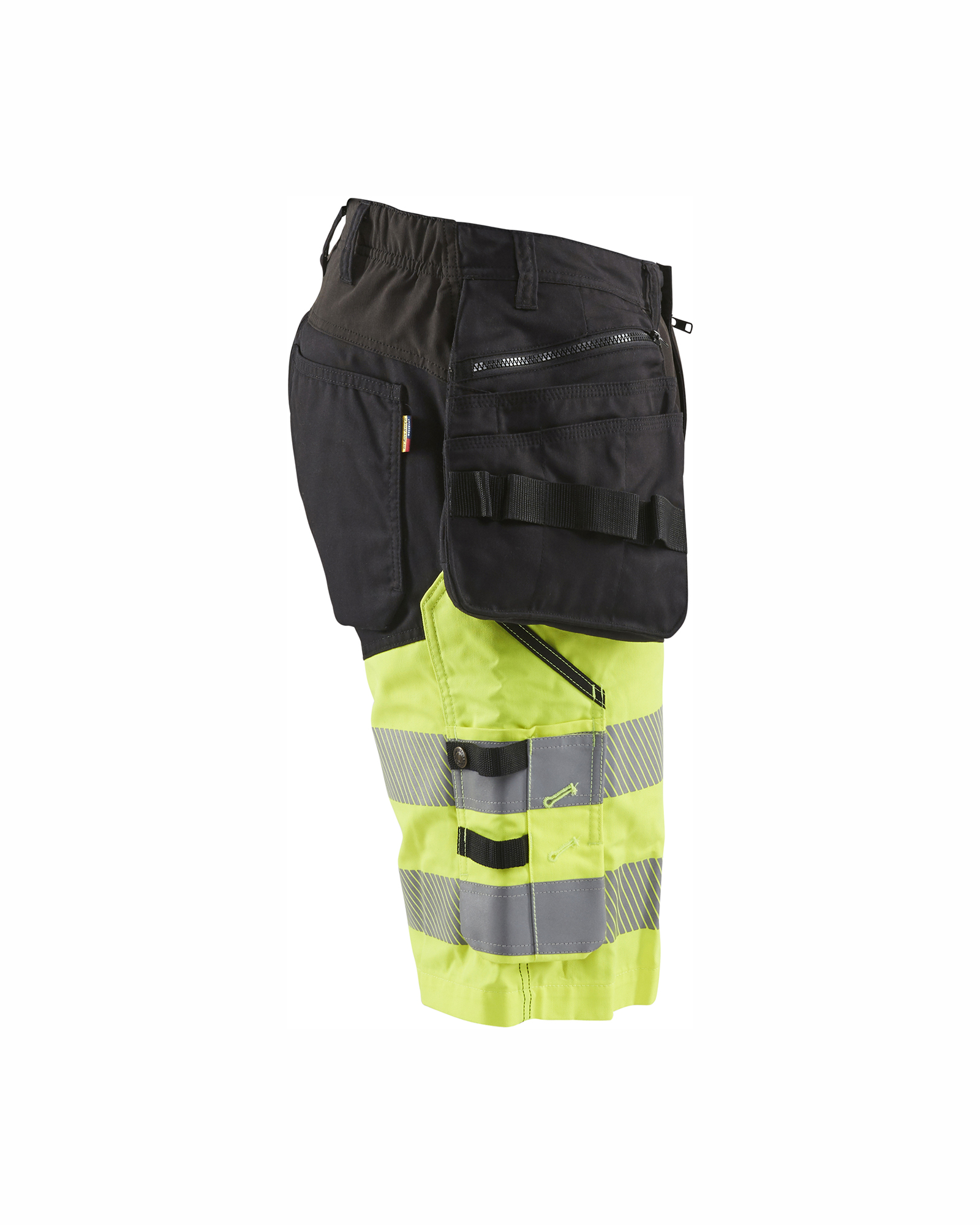 Short haute-visibilité stretch 4D 1596 Noir/Jaune fluo Blaklader - 159618119933C