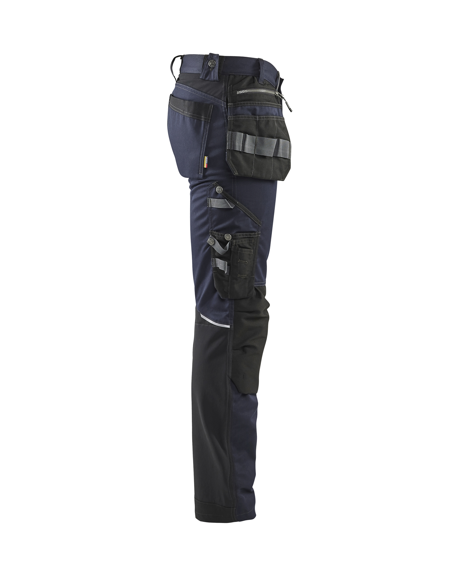 Pantalon artisan Blaklader stretch 1599 bleu marine et noir - 159918608699C