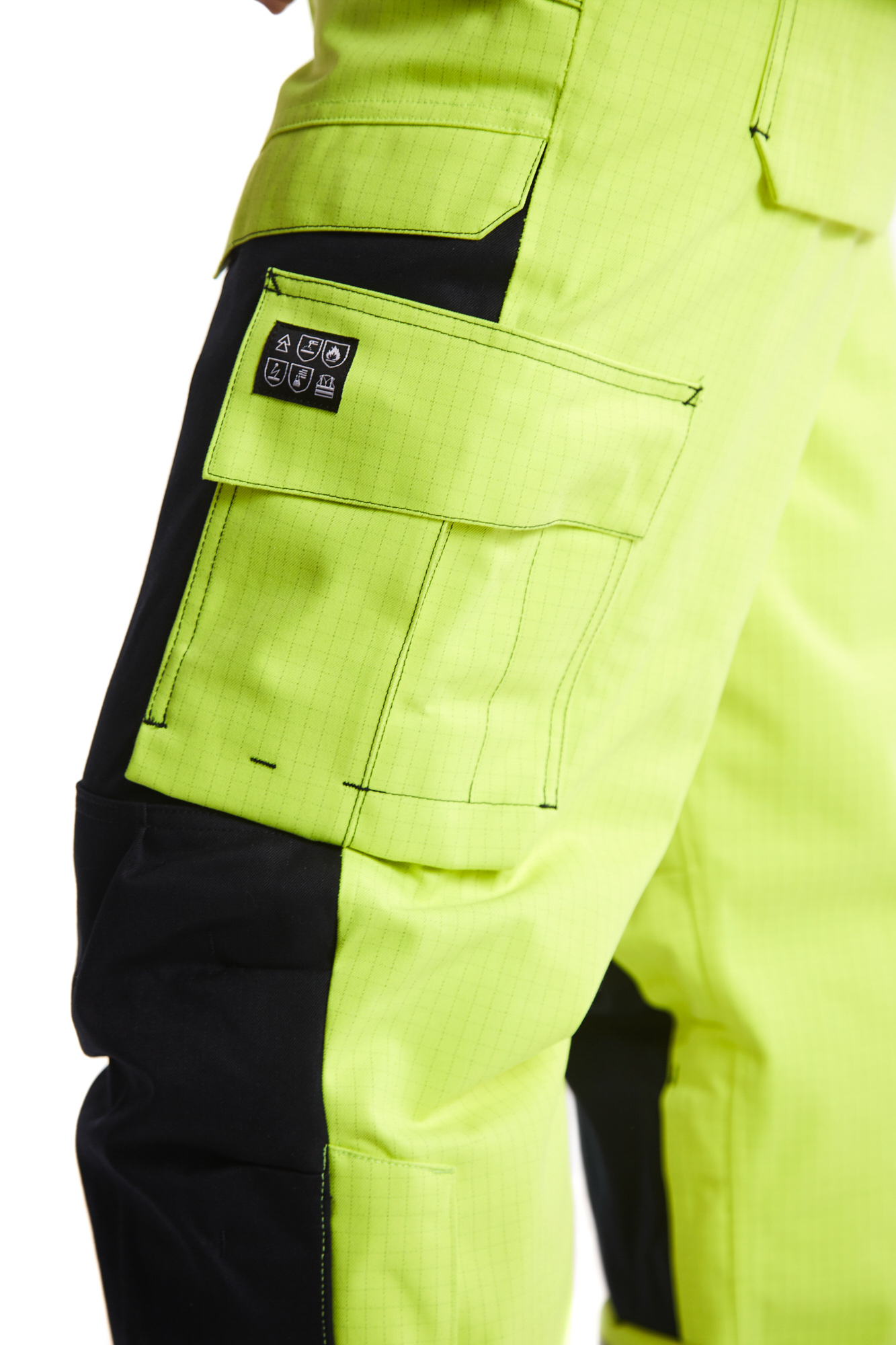 Pantalon Hiver Multinormes 1868 Jaune fluo/Marine Blaklader - 186815303389C