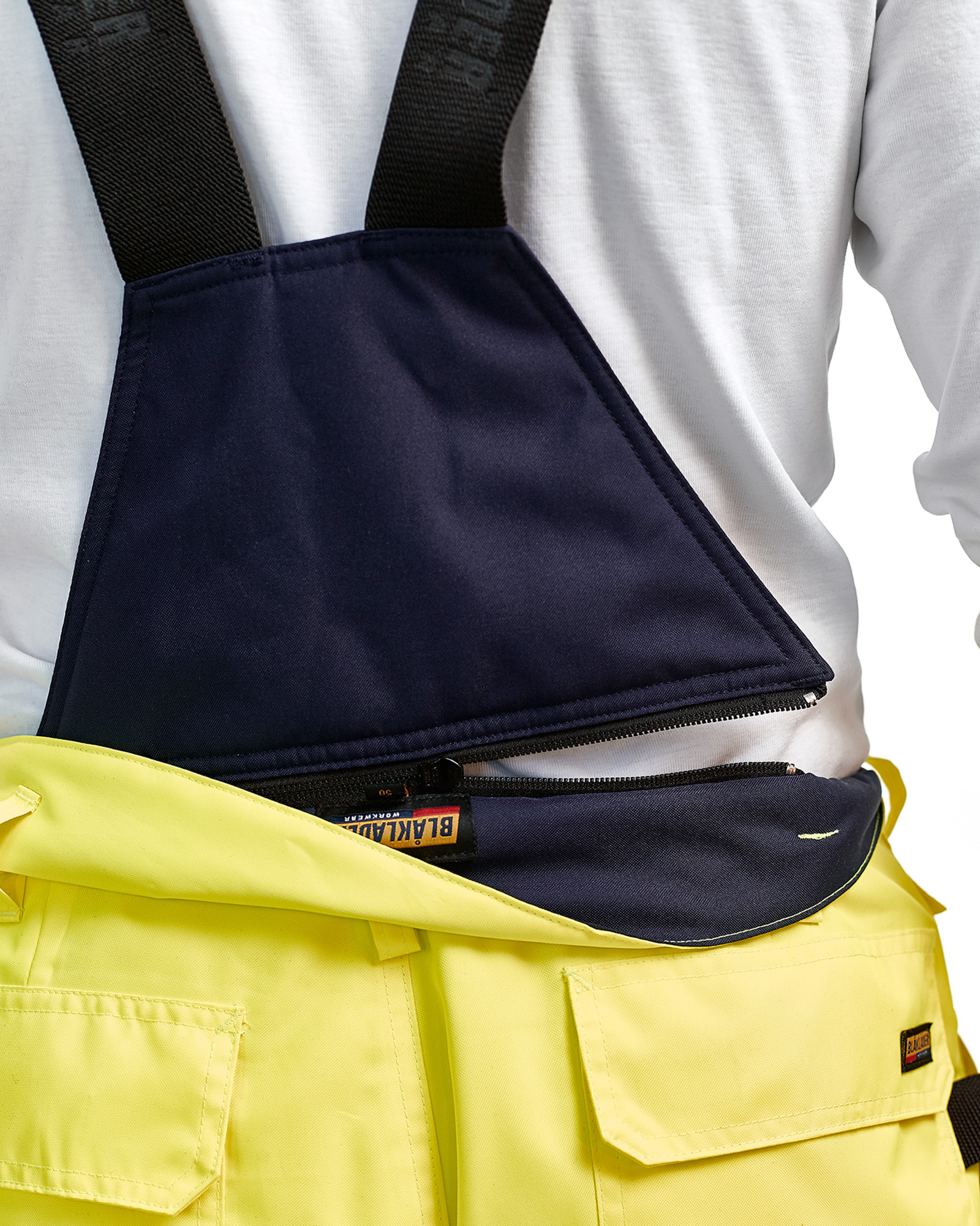 Pantalon hiver haute-visibilité 1885 Jaune fluo/Marine Blaklader - 188519003389C