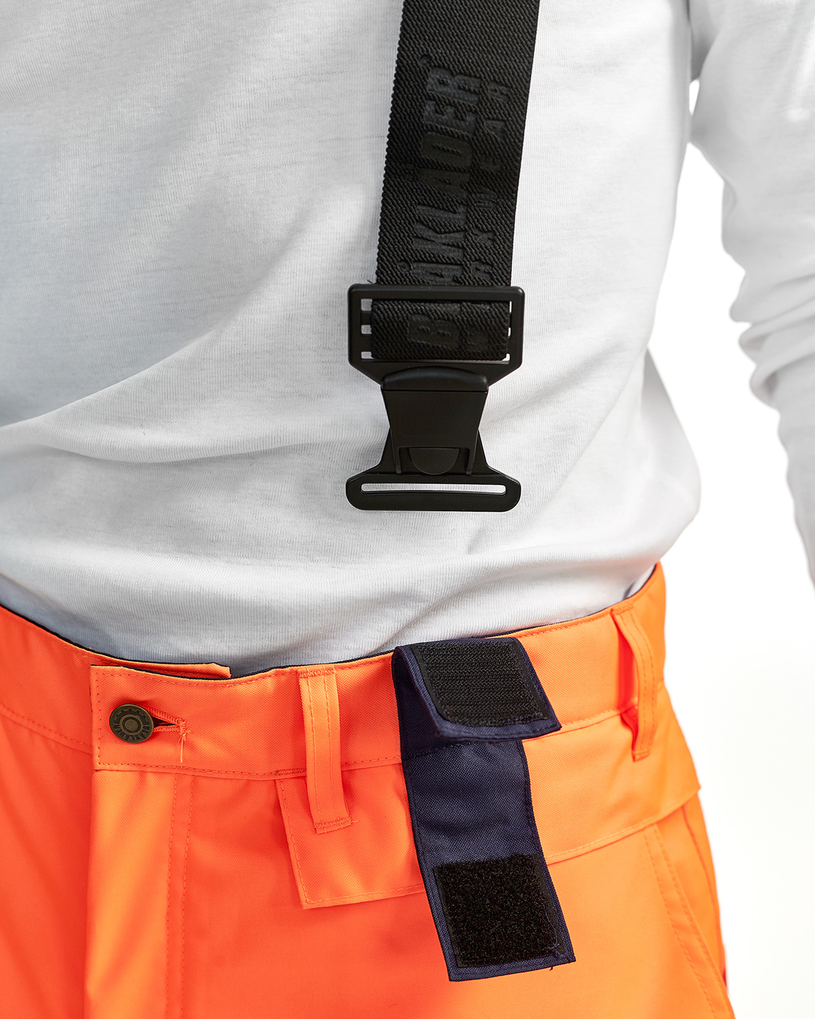 Pantalon hiver haute-visibilité 1885 Orange fluo/Marine Blaklader - 188519775389C