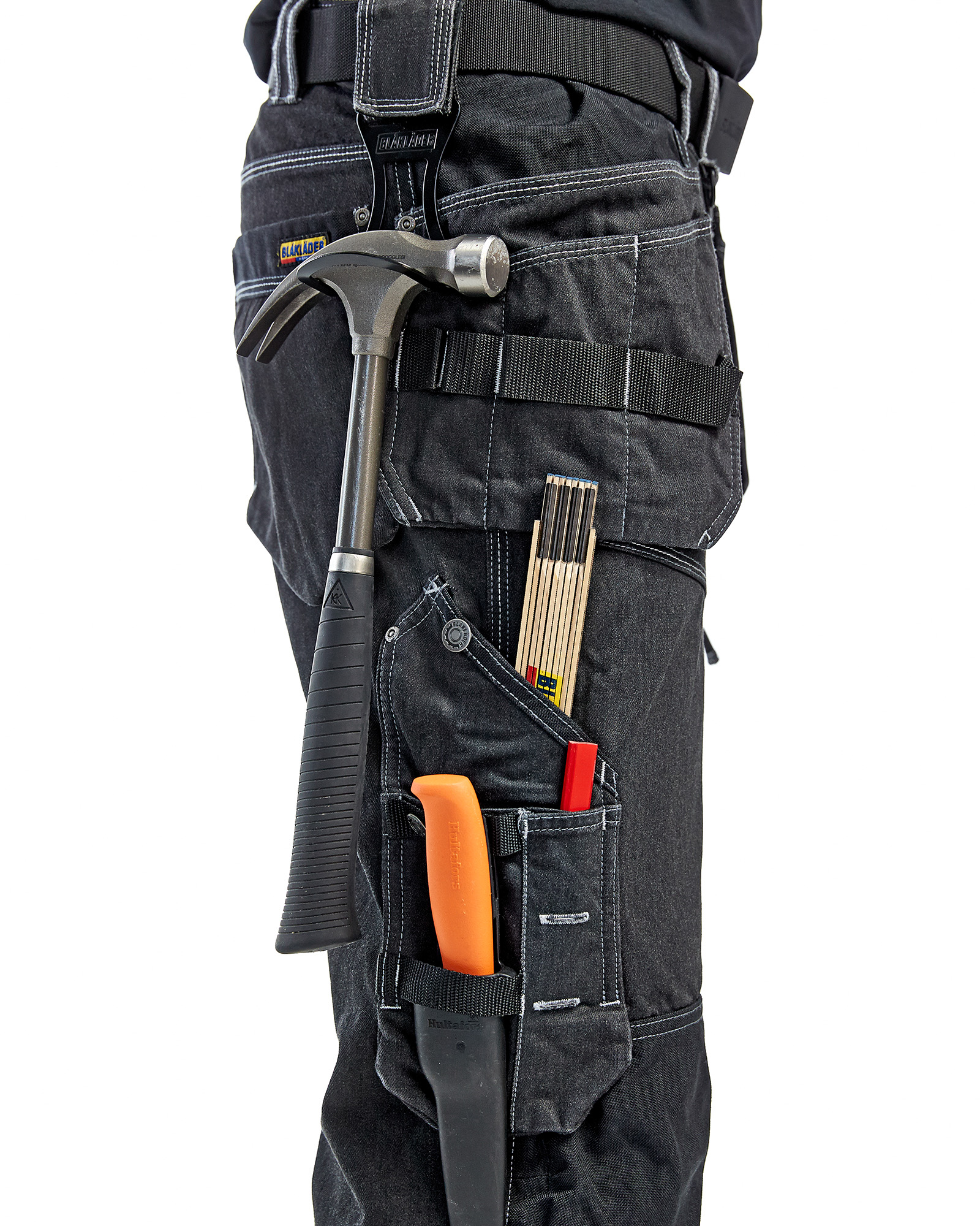 Pantalon X1900 artisan Cordura DENIM 1960 Noir Blaklader - 196011409900C