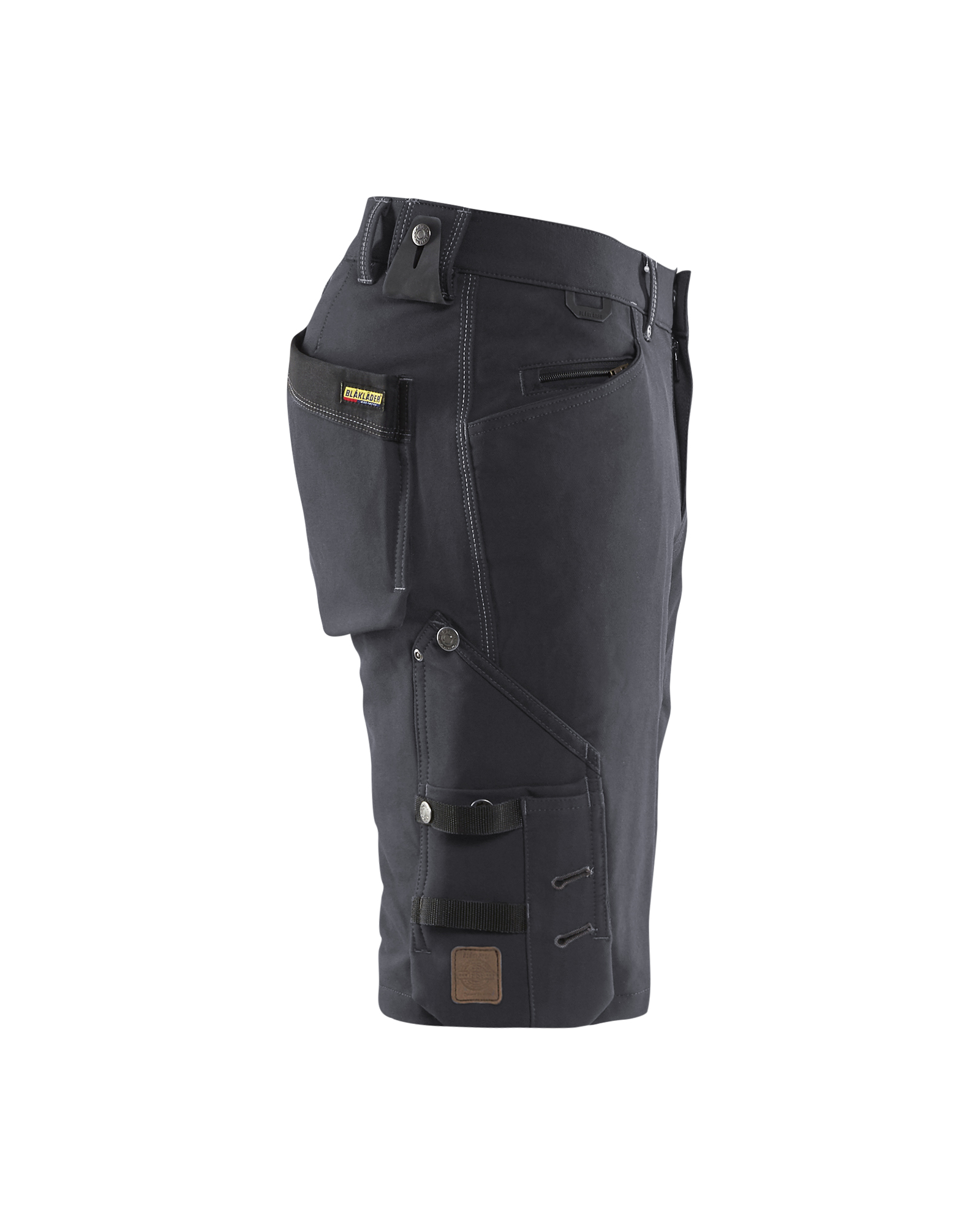 Short X1900 artisan stretch 4D sans poche flottante 1987 Gris Foncé/Noir Blaklader - 198716449899C