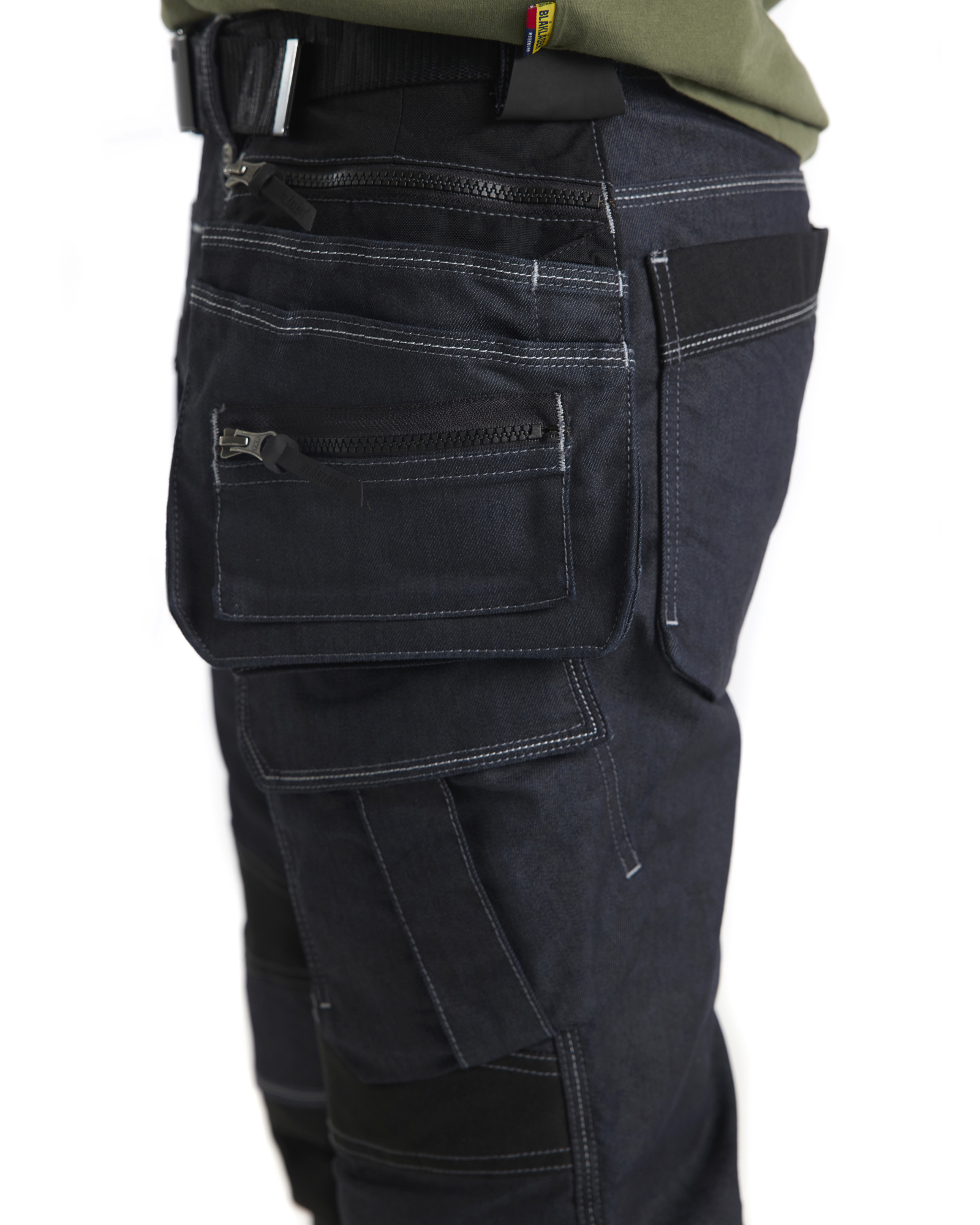Pantalon X1900 Blaklader artisan stretch bleu marine et noir - 199011418999C