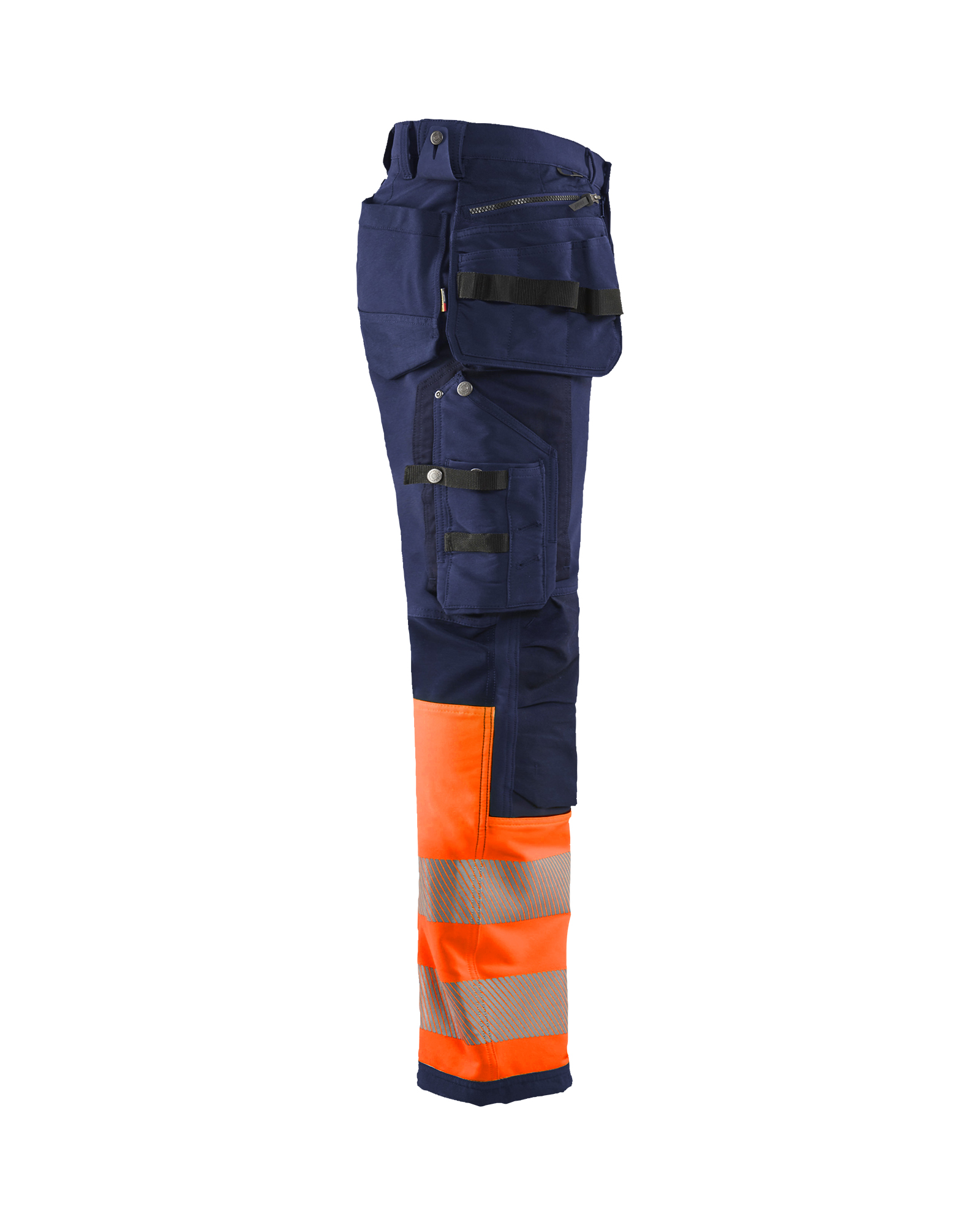 Pantalon artisan haute-visibilité stretch 4D 1993 Marine/Orange fluo Blaklader - 199316428953C