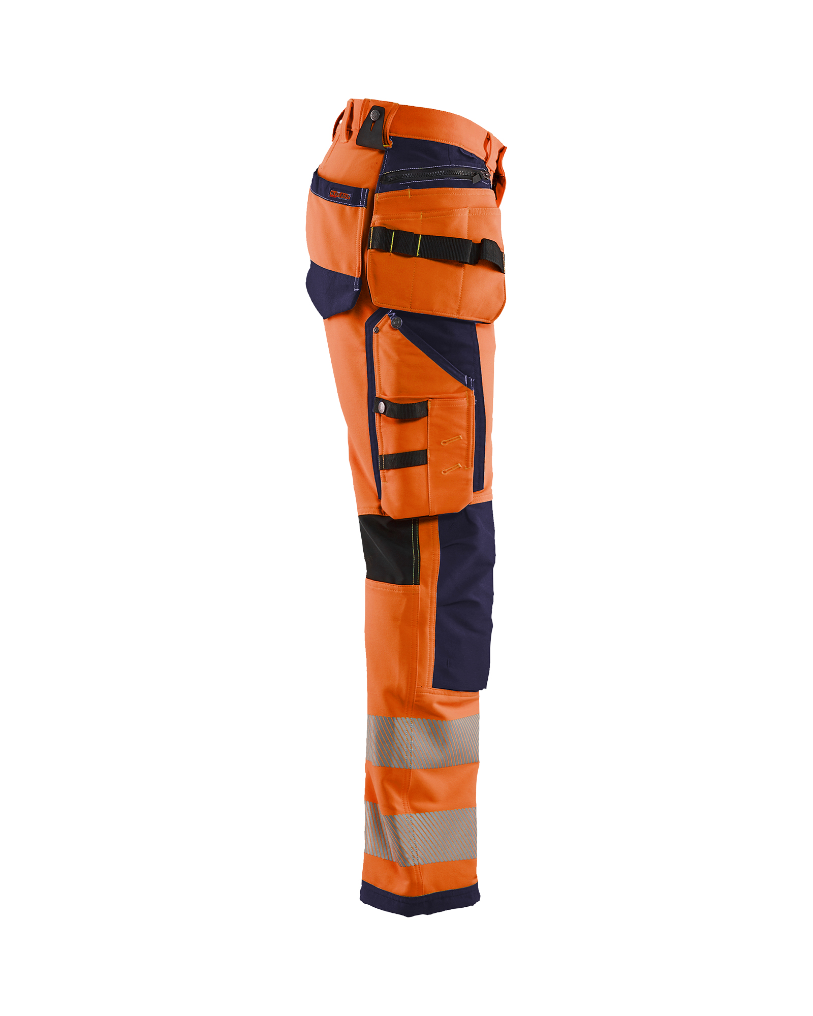 Pantalon artisan haute-visibilité stretch 4D 1997 Orange fluo/Marine Blaklader - 199716425389C