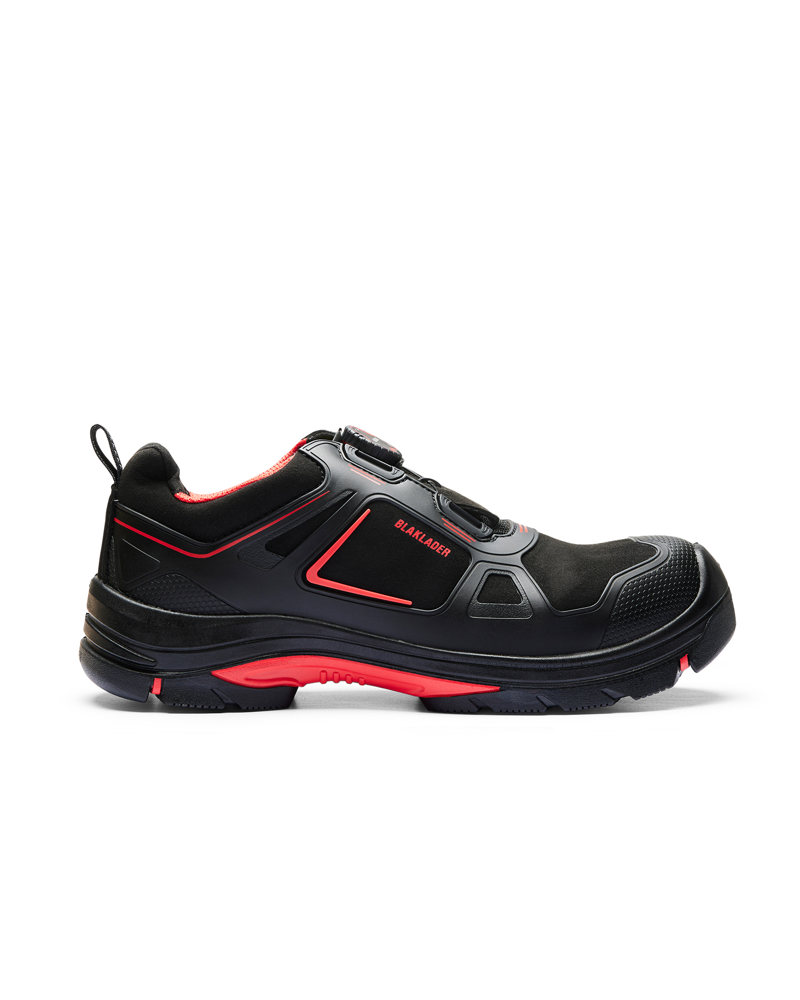 Chaussures de sécurité basses GECKO 2471 Noir/Rouge Blaklader - 247100009956