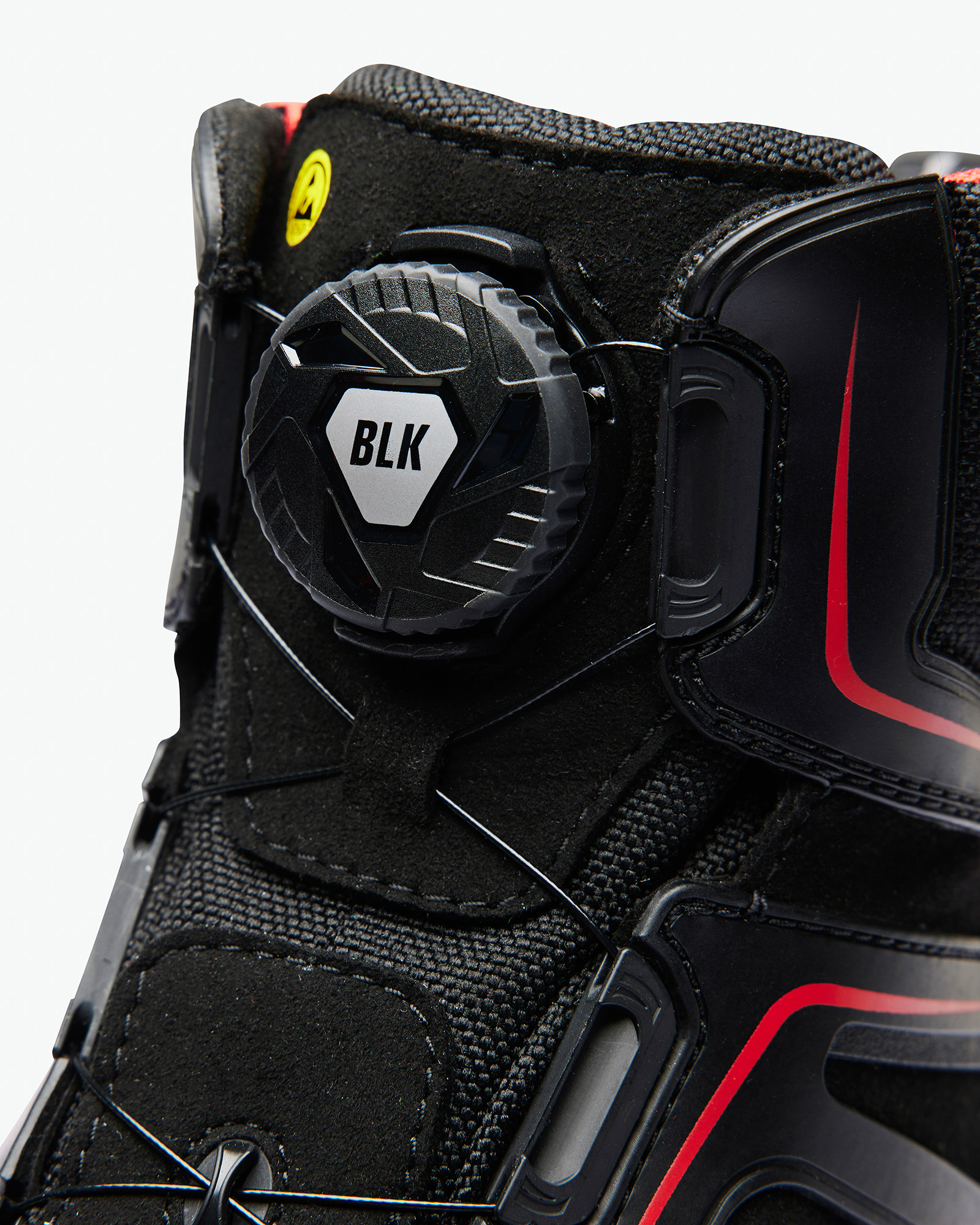 Chaussures de sécurité mi-hautes Gecko 2473 Noir/Rouge Blaklader - 247300009956