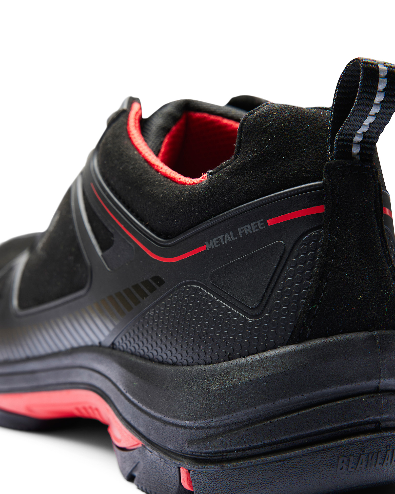 Chaussures de sécurité basses Gecko 2475 Noir/Rouge Blaklader - 247500009956