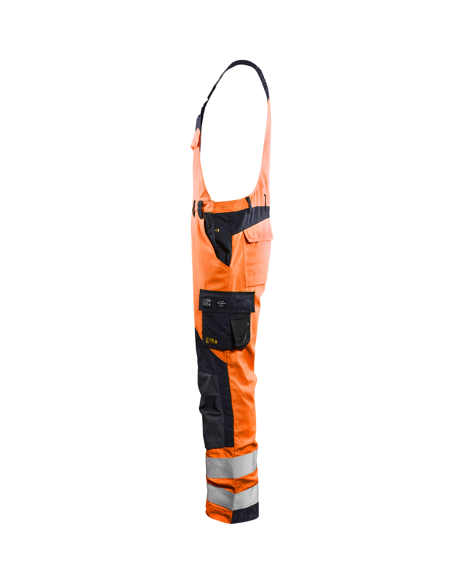 Salopette multinormes inhérent 2889 Orange fluo/Marine Blaklader - 288915135389C