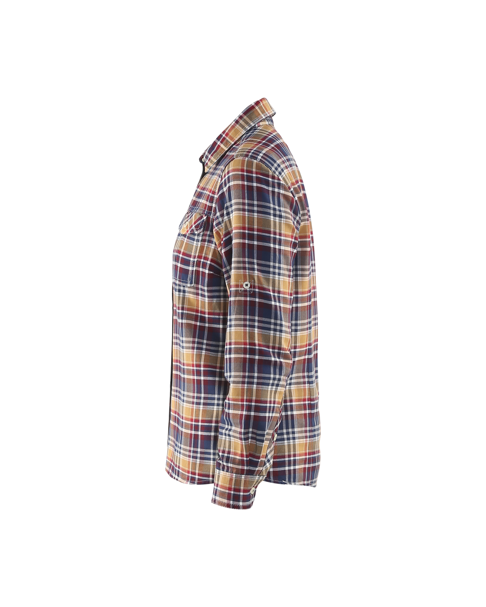 Chemise flanelle Femme 3209 Marine/Orange Blaklader - 320911378954