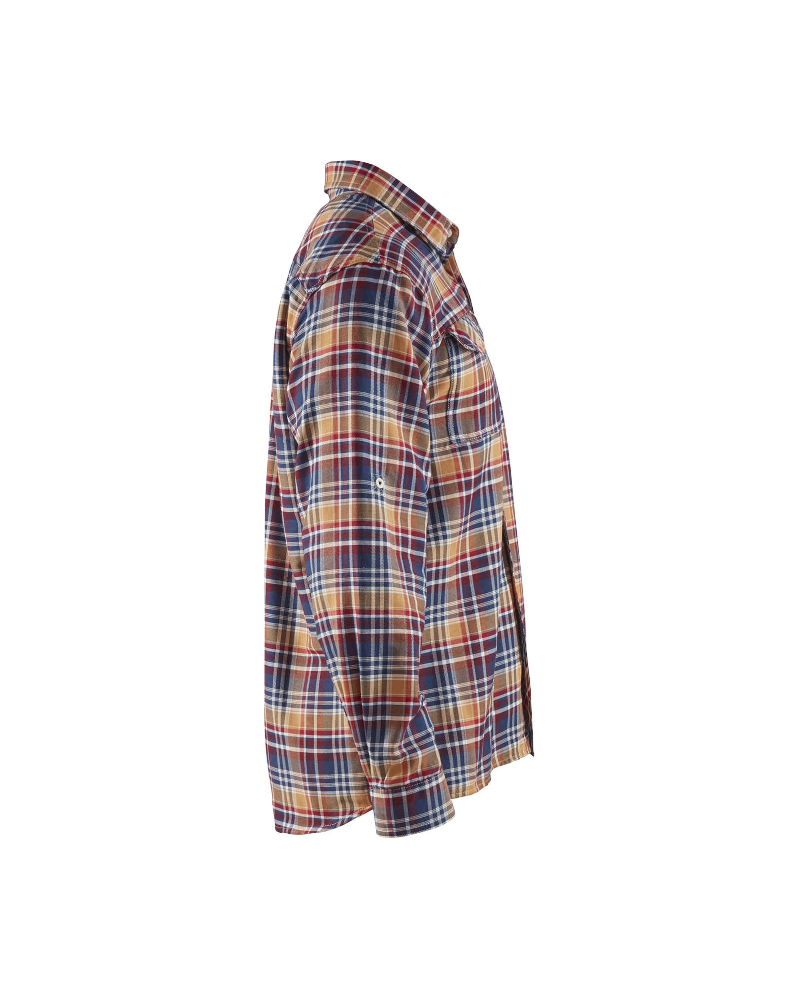 Chemise flanelle 3299 Marine/Orange Blaklader - 329911378954