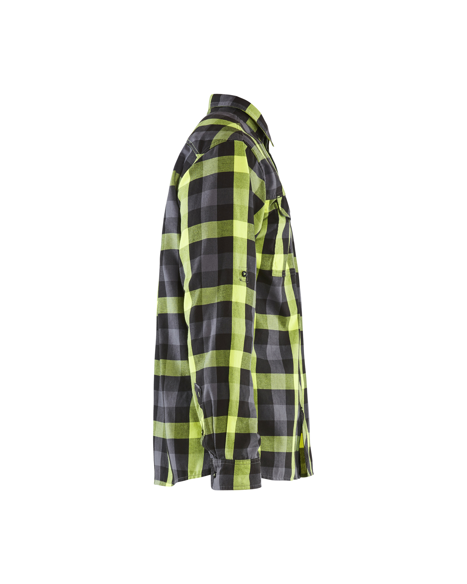 Chemise flannelle 3299 Noir/Jaune fluo Blaklader - 329911539933