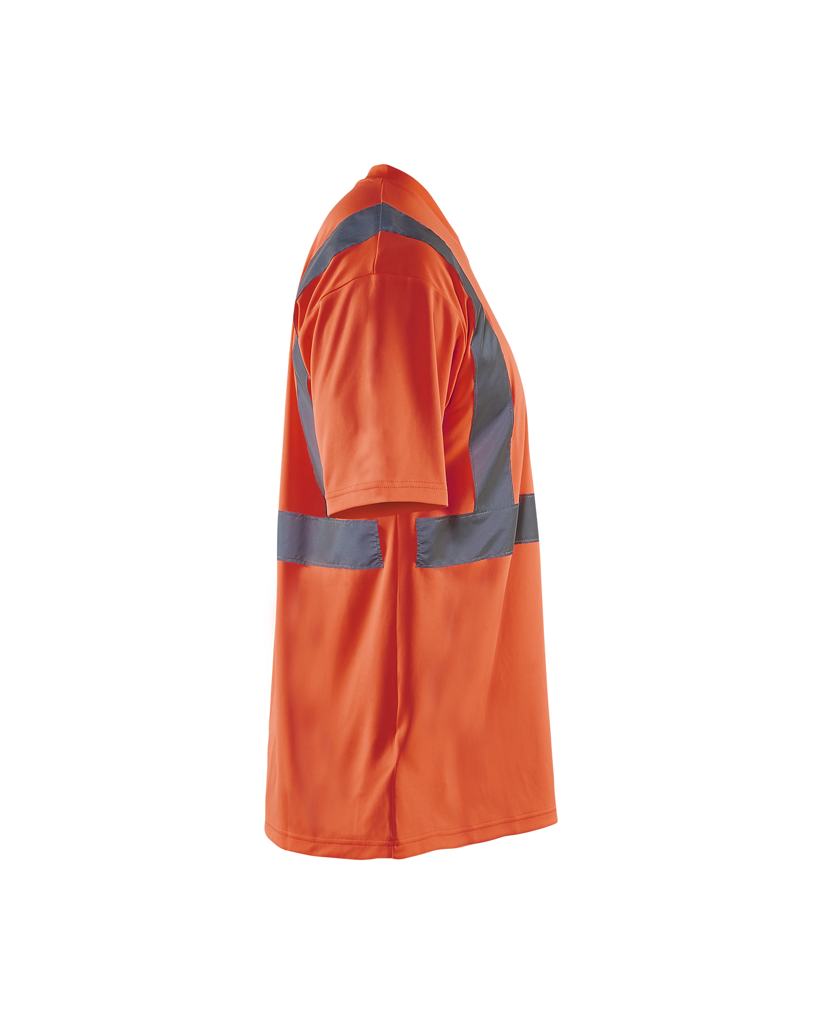 T-shirt haute-visibilité col V 3313 Rouge fluo Blaklader - 331310095500