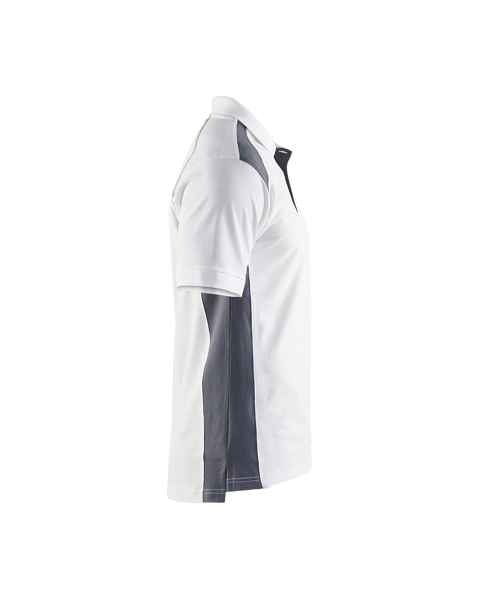 Polo Piqué 3324 Blanc/Gris clair Blaklader - 332410501094