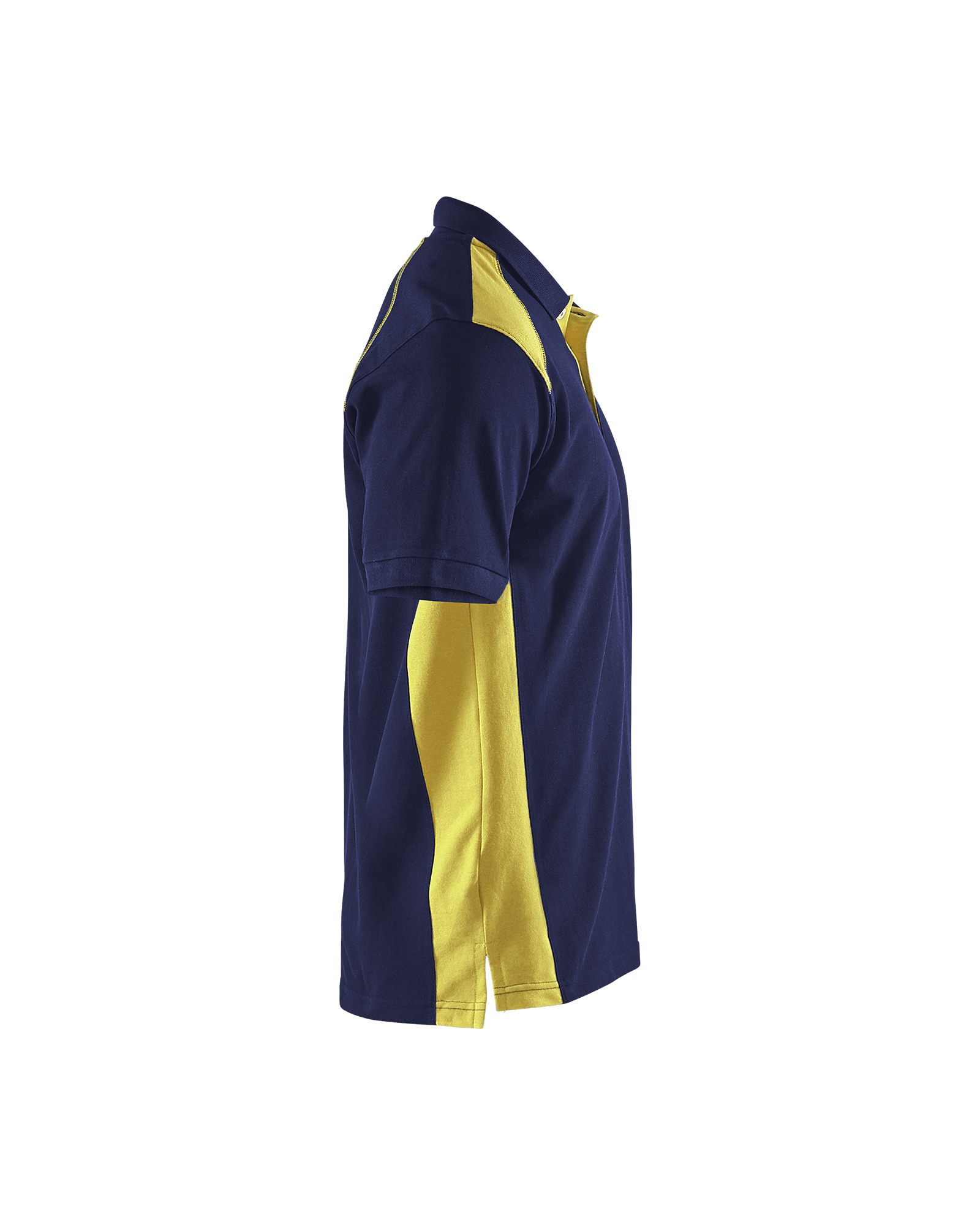 Polo Piqué 3324 Marine/Jaune fluo Blaklader - 332410508933