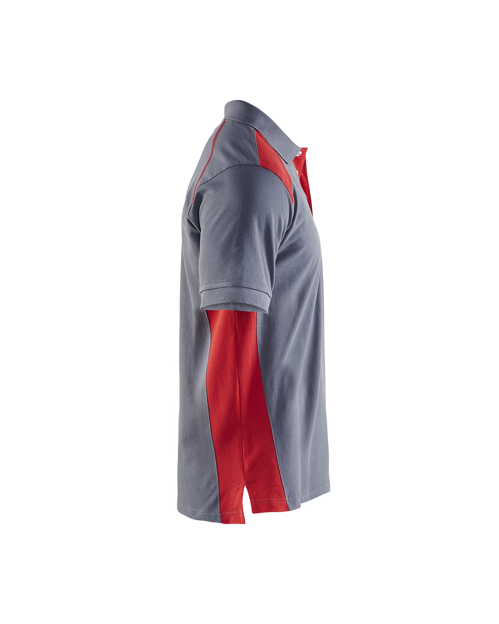 Polo Piqué 3324 Gris clair/Rouge Blaklader - 332410509456