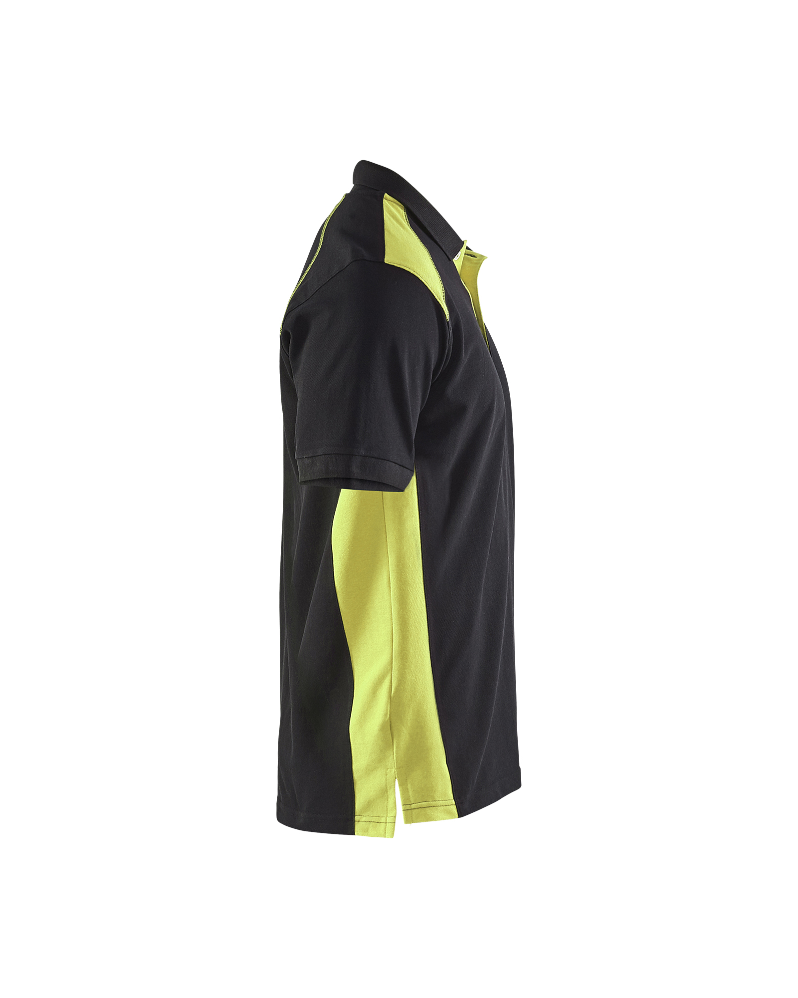Polo Piqué 3324 Noir/Jaune fluo Blaklader - 332410509933