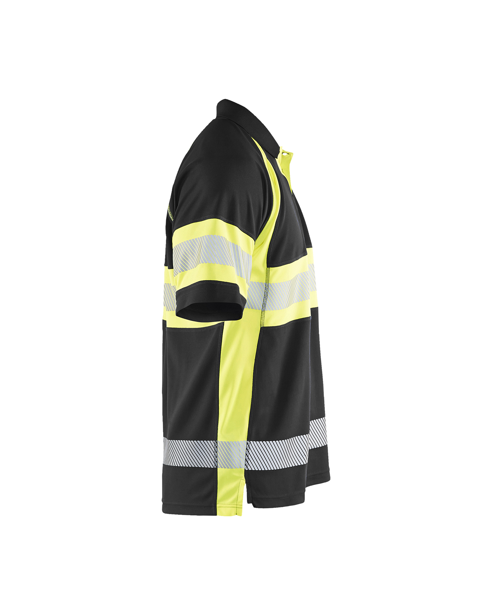 Polo haute-visibilité anti-UV 3338 Noir/Jaune fluo Blaklader - 333810519933